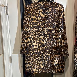 Leopard Corduroy Lightweight Jacket XL